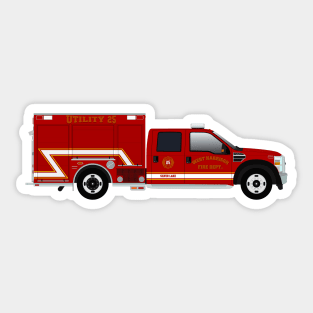 West Harrison Fire Department Utility 25 Sticker